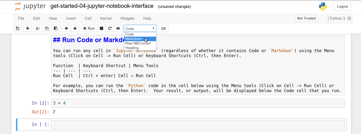 jupyter lab shortcuts