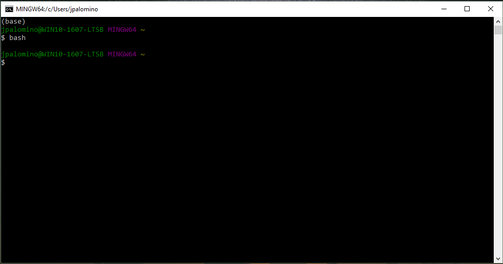 bash shell for windows 7