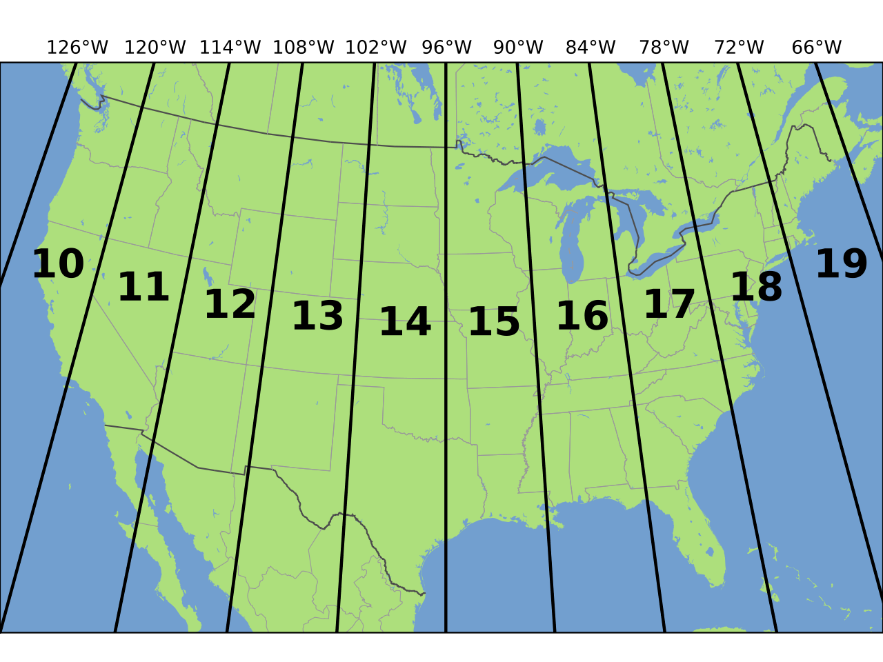 UTM Zones 